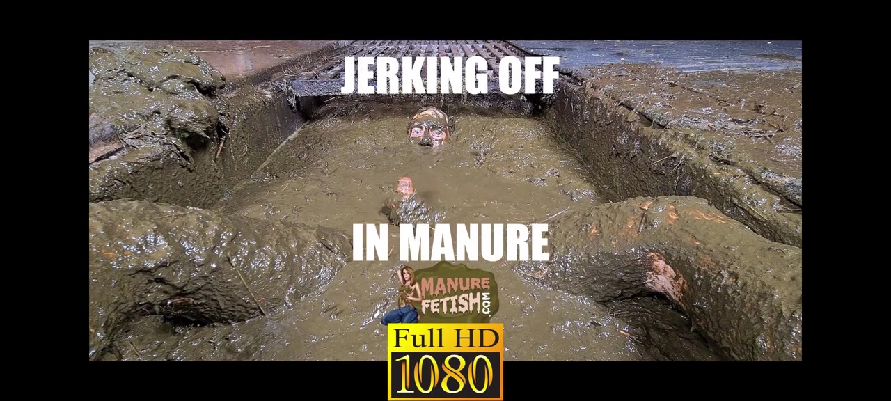 Jerking off in Manure preview