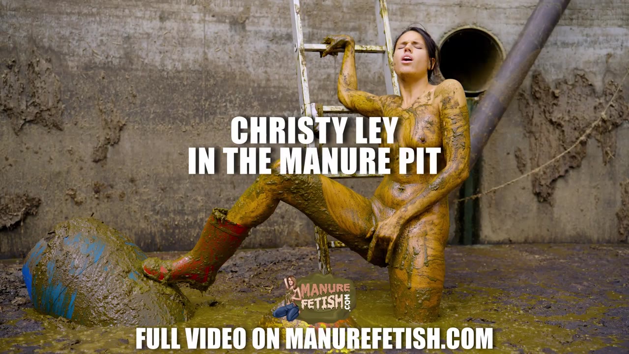 Christy Ley in the Manure Pit Trailer